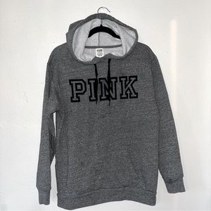 PINK Victoria’s Secret drawstring pullover hoodie XSmall Long Fit